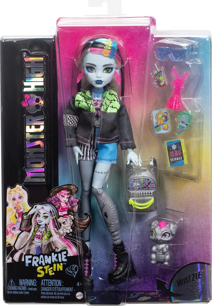 Лялька Monster High Френкі Штейн у джинсовій куртці та шортах Monster High Frankie Stein