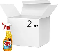 Упаковка моющего средства для кухни Пуся Анти жир с ароматом Апельсина 500 мл х 2 шт (4820096032466)