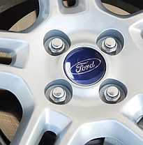 Ковпачки (заглушки) на литі диски FORD (Форд) 54 мм Сині, фото 6