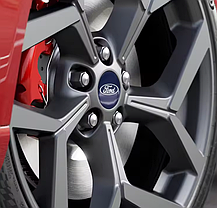 Ковпачки (заглушки) на литі диски FORD (Форд) 54 мм Сині, фото 4