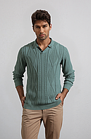 Светр чоловічий Ferraro 3870-G зелений Розміри S(46/48)