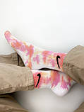 Потужний жіночій набір у коробці 7 пар високі шкарпетки Nike — Tie-Dye кольорові Подарунковий тай дай, фото 3