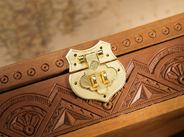 Замок. Колір "золото". 40х43мм, фото 1