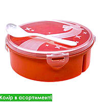 Контейнер для їжі/ланч-бокс №2087 ложка (15х5,5см) в асорт. (120)