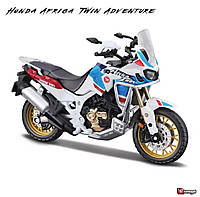 Модель мотоцикла 1:18 Honda Africa Twin Adventure (игрушка мотоцикл, игрушечный мотоцикл)