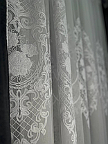 Тюль бамбук заввишки 2,8 м. біла, фото 4