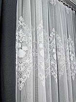 Тюль бамбук заввишки 2,8 м. біла, фото 2