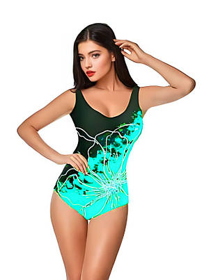 Купальник слитный    Fuba 7802 Марина бирюзовый(В НАЛИЧИИ ТОЛЬКО 44 46  УКР р-ры), фото 1