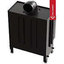 Камінні топки повітряні Kratki Камін з топкою для обігріву будинку LUCY 14 Вбудована камінна топка 14 кВт, фото 2