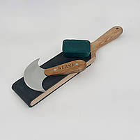 Шерфувальний ніж для шкіри STRYI Profi 130мм, фото 4