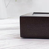 Велика містка дерев'яна чабань «Сонце сходу» - Ясень - темне дерево (54 × 31,5 см), фото 7