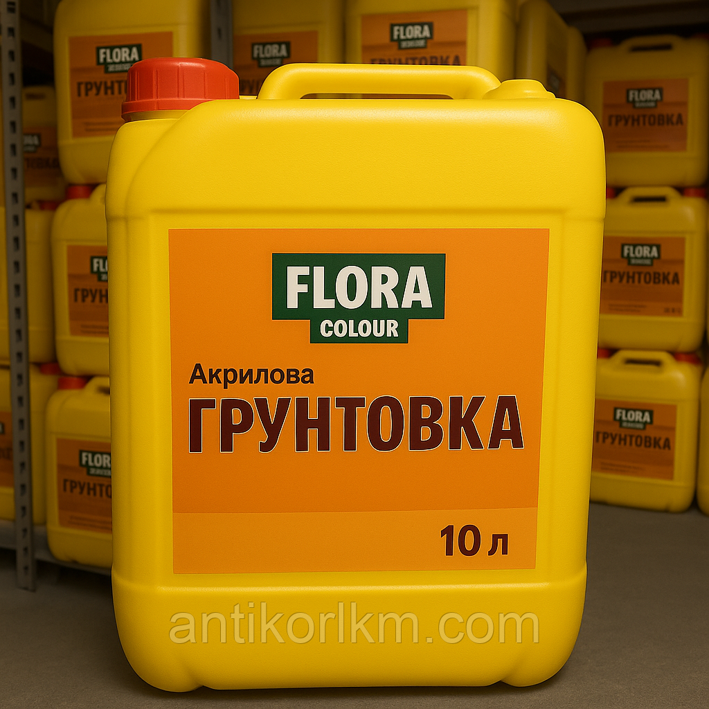 Грунтовка Акрилова Глибокого Проникнення "FLORA Colour", 10 л