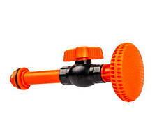 Комплект душовий пластиковий з чорним краном Norton 9 см