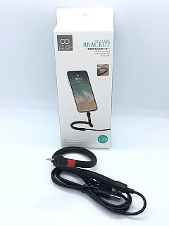 Кабель iPhone5 1.2м с держателем BRACKET 2.4A