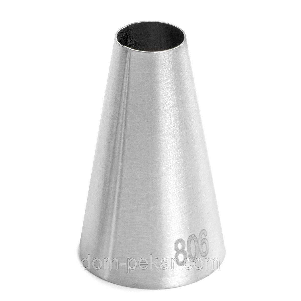 Насадка кондитерська 1 шт метал Круг 806