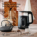 Чайник з регулюванням температури Adler AD 1305 black silver, фото 7