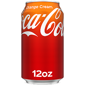 Газований напій Coca Cola Orange Cream 355ml