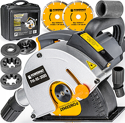 Штроборіз з лазером 3000Вт 150мм Powermat (Польща)