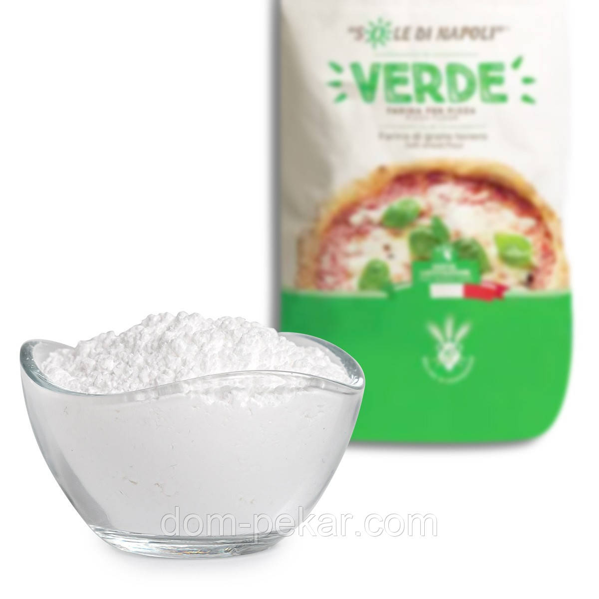 Італійське борошно для піци м'який.сорт Soli di Napoli (Farina di grano tenero tipo 00) (кг.)