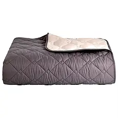 Дитяче покривало 100х135см двостороннє CUBE TM IDEIA шоколад/беж мікрофібра