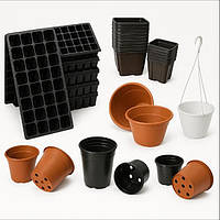 КАСЕТИ ДЛЯ РОЗСАДИ, ГОРЩИКИ