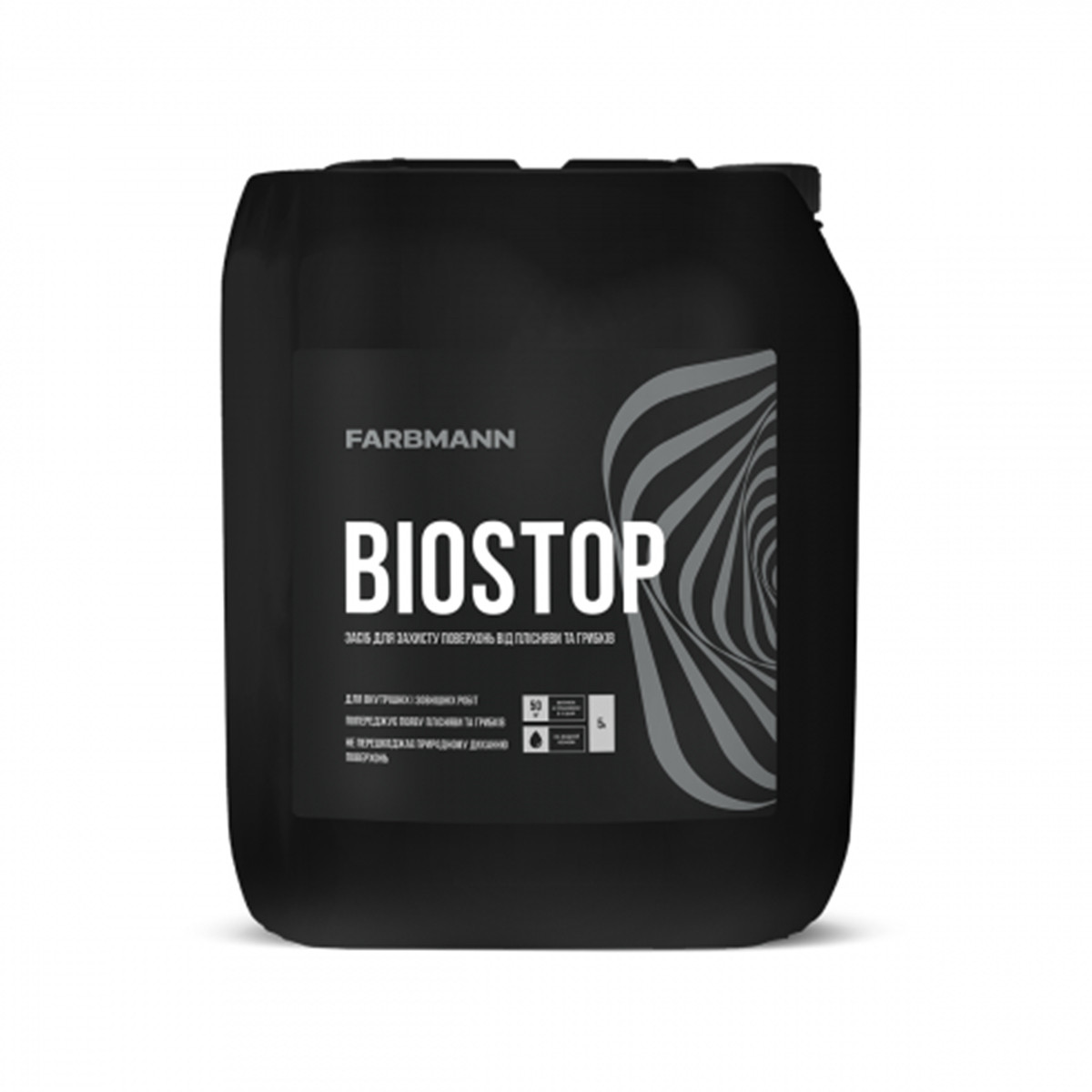 Грунтовка для захисту від цвілі Farbmann Biostop 1л, фото 1