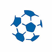 Футбольний м'яч трафарет для пряника 6,5 см (TR-2)