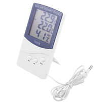 Термометр - гігрометр  TA 318 / Шнур температури / Білий