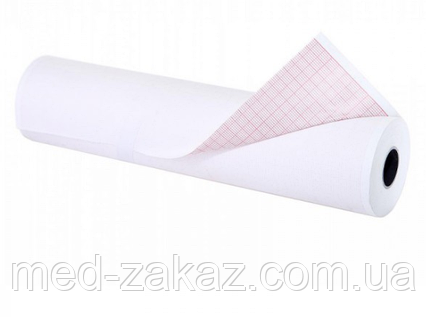 Стрічка діаграмна 210 мм х 30 м, 16 мм, термопапір для Екг, Солар, 5 рулонів