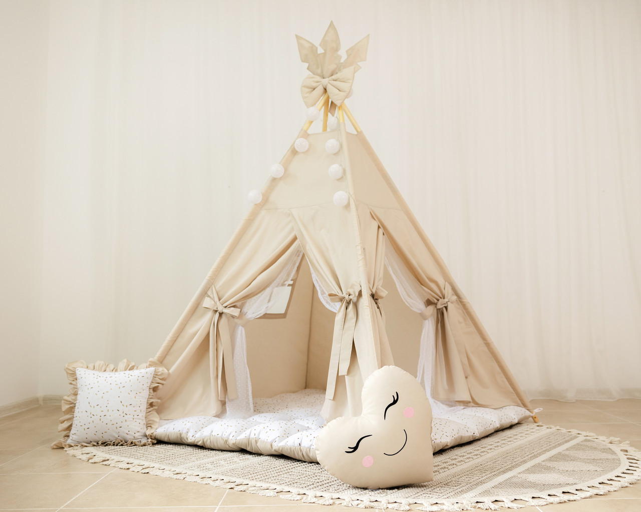 Вігвам дитячий преміум Карамельний Бон Бон, фото 1