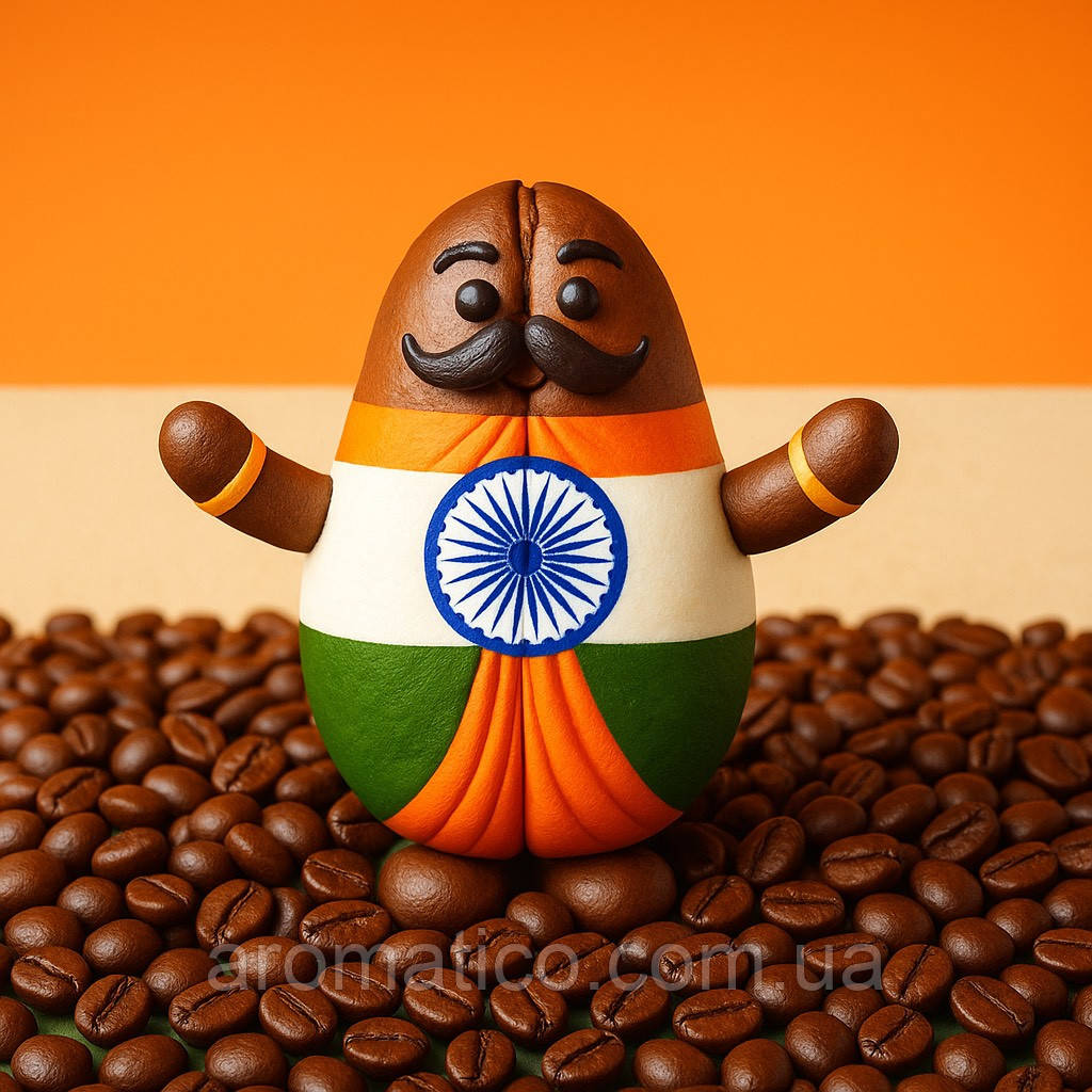Кава India 100% Арабіка у зернах 1 кг