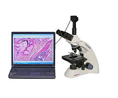 Цифровий мікроскоп FS-7530 LED MICROmed (з камерою5 Мп.)