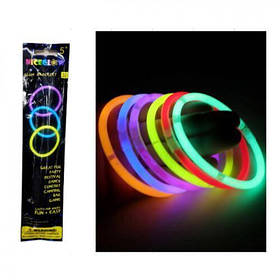 Браслет, світиться  в темряві, 6 кольорів, пак. 6*26,5*1 см (640 шт.)