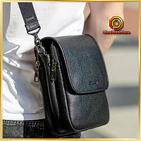 Шкіряний месенджер чоловічий Tiding Bag