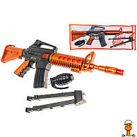 Іграшковий автомат з ніжками та гранатою м120 Golden Gun 805GG