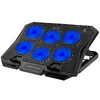 Охлаждающая подставка для ноутбука с системой регулировки скорости Чёрный Хіт продажу!