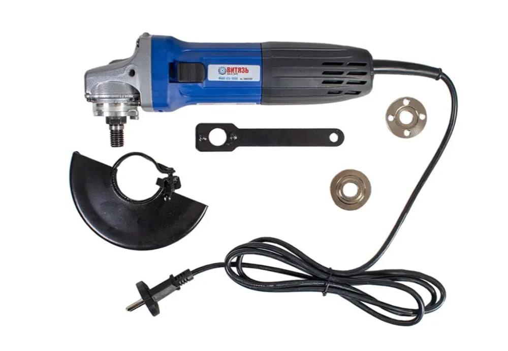 Кутова шліфувальна машина Вітязь МШУ 125-1090 Потужна побутова болгарка для дому, фото 1