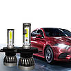 Світлодіодні LED лампи для авто 2 шт, модель H4 з температурою світлового потоку 6000K, фото 2