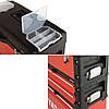 Ящик-візок з інструментами на колесах YATO YT-09104 (3 секціями 78 шт.), фото 6