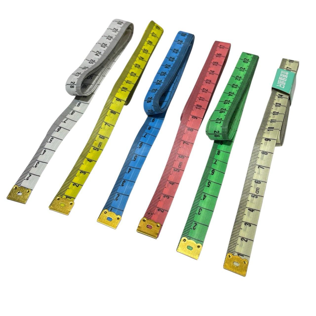 Кравецький швейний сантиметр двосторонній 150см / 60дюйм  ширина 13мм (асорті) (5800), фото 1