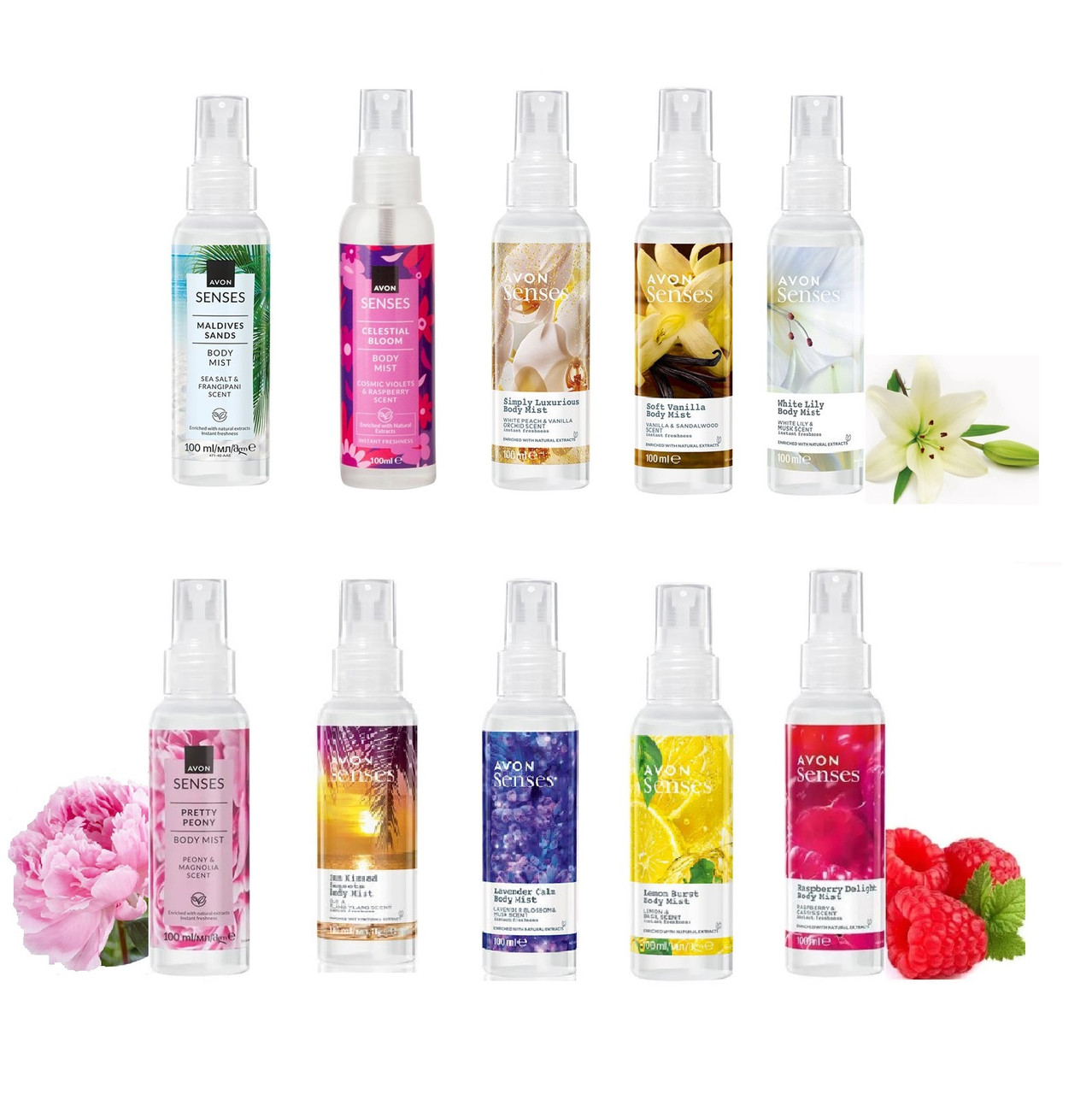 Освіжаючий міст для тіла лосьйон-спрей AVON Senses 100 мл