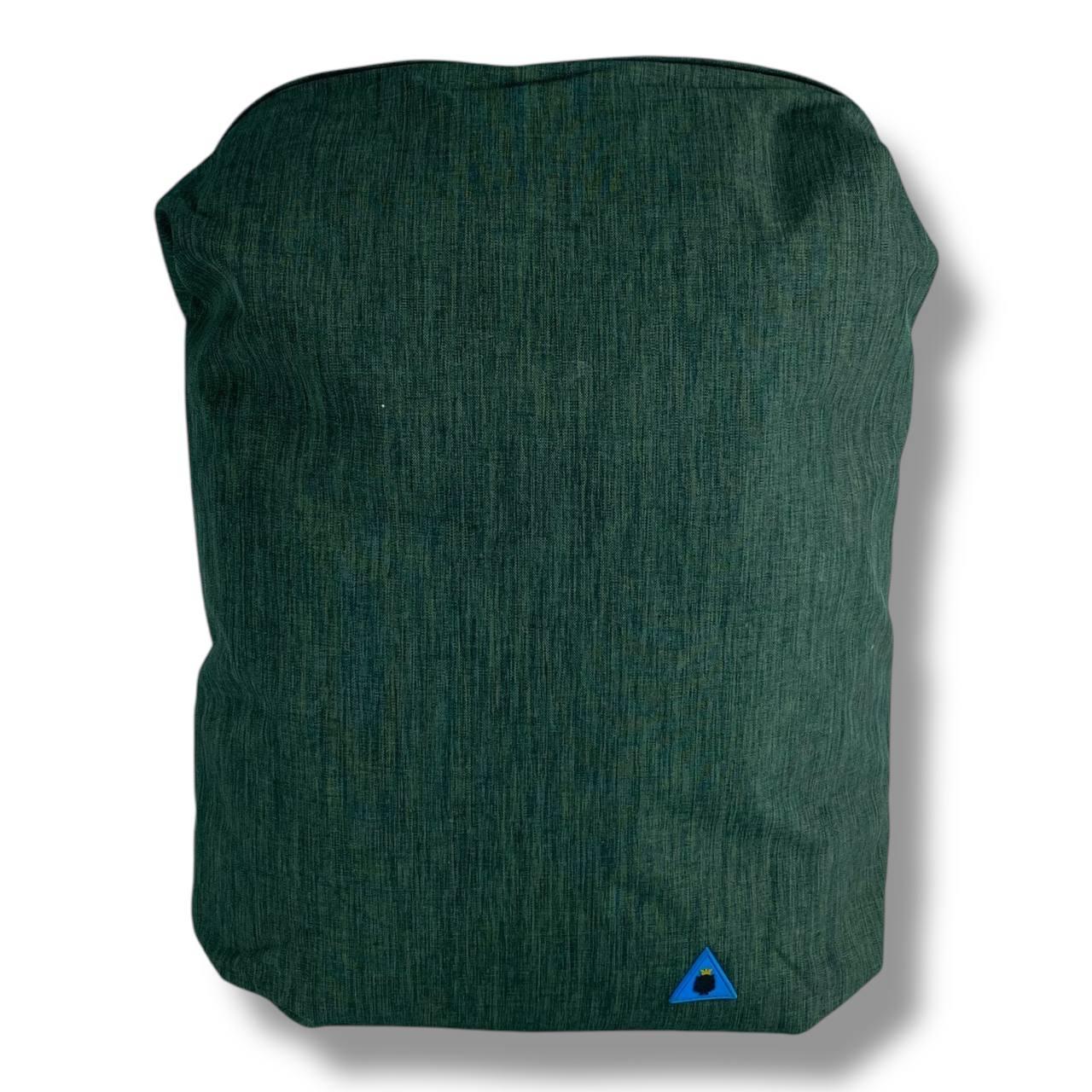 Рюкзак міський 20 л, 1 відділення, внутрішня кишеня, задня кишеня, зелений, фото 1