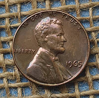 1 цент 1965 року.  США