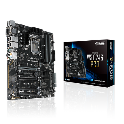 Материнська плата Asus WS C246 PRO LGA 1151v2 (WS C246 PRO) Б/В, фото 1