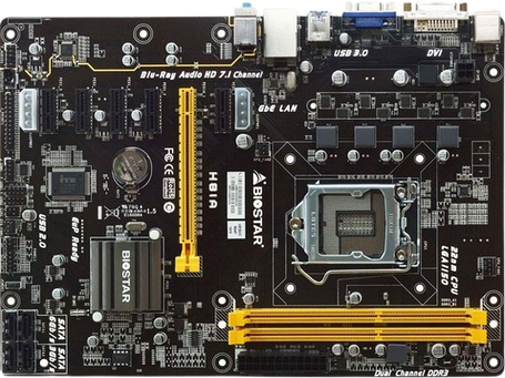 Материнська плата Biostar H81A LGA 1150 (H81A) Б/В, фото 3