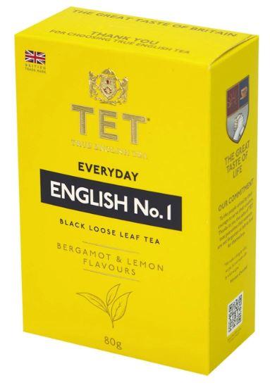 Чай чорний листовий TET Everyday №1 з бергамотом і лимоном 80 г, фото 1