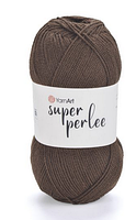 Пряжа Super perle Yarnart-217 коричневий
