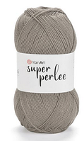 Пряжа Super perle Yarnart-218 темний беж