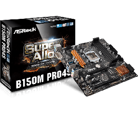 Материнська плата ASRock B150M Pro4S LGA 1151v1 (B150M Pro4S) Б/В