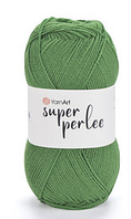 Пряжа Super perle Yarnart-248 зелений